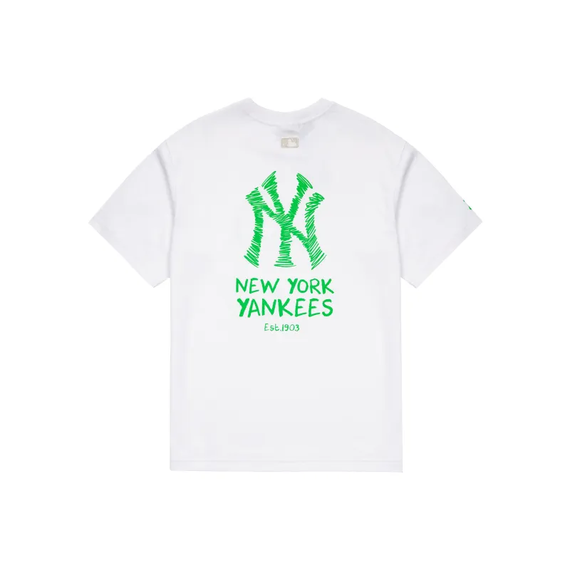 MLB Set-in Sleeve T-Shirt Unisex White-0