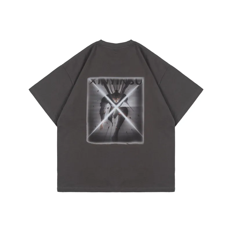 XINYINSU New Factor XINYINSU X The Strongest In History Joint Series T Shirts Unisex-0
