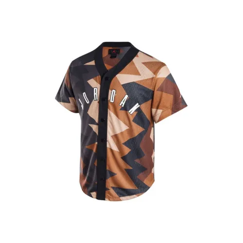 Jordan Set in Sleeve T Shirt Men's Brown