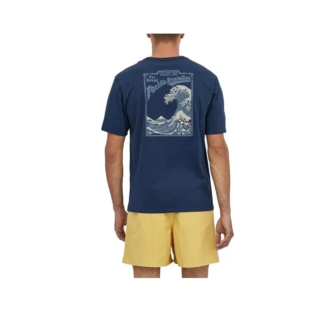 Patagonia T Shirt Men's Stone Blue-0