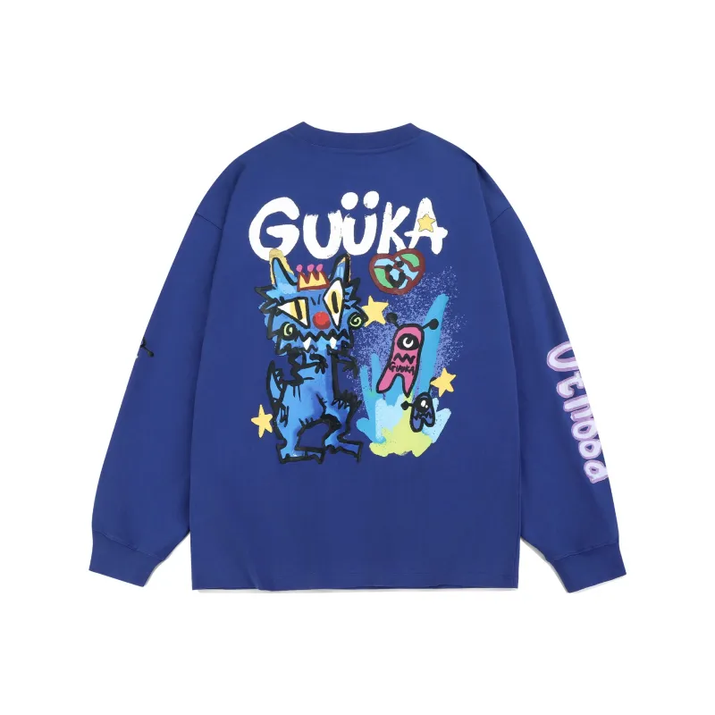 Guuka Long Sleeved T Shirt Unisex Neon Yellow-24