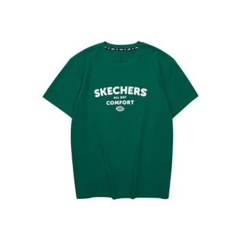 Skechers SS24 T Shirt Unisex Evergreen