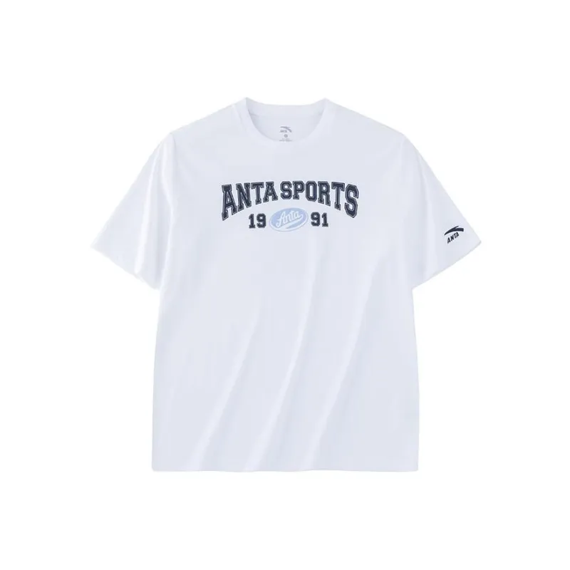 Anta Life Collection T Shirt Men's Snowflake White-0