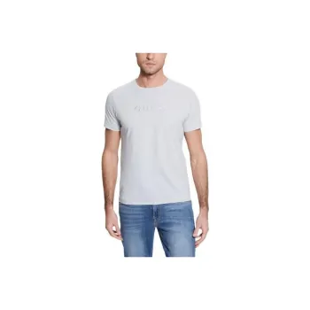 GUESS T-Shirts Men Gray