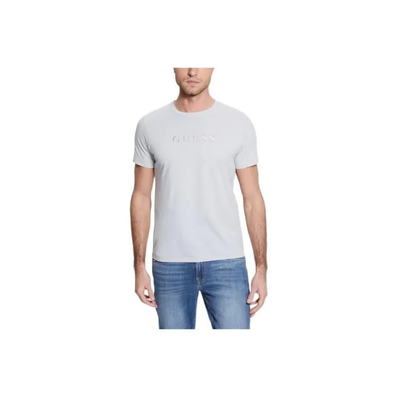 GUESS T-Shirts Men Gray-0