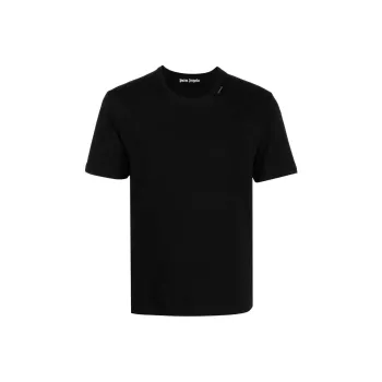 PALM ANGELS Logo-appliqué Crew-neck T-shirt