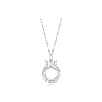 Crafts Women's 999 Fine Silver Collarbone Chain Necklace Unisex