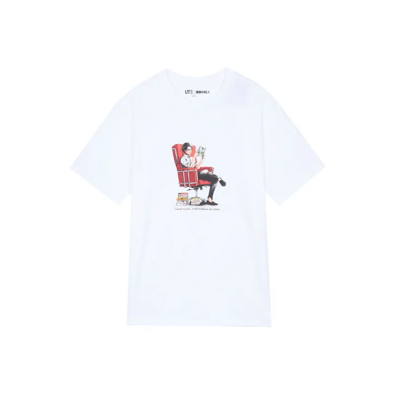 UNIQLO x JINJIDEJUREN LIANMINGKUAN T Shirt Men's White-0