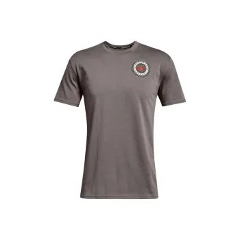 Under Armour Alma Mater Crest T Shirt Men's Gray