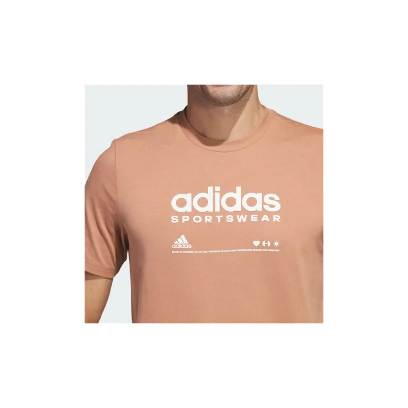 Adidas T Shirts Men Tan-4