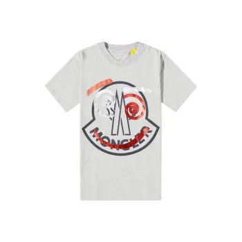 Moncler T Shirts Men Gray