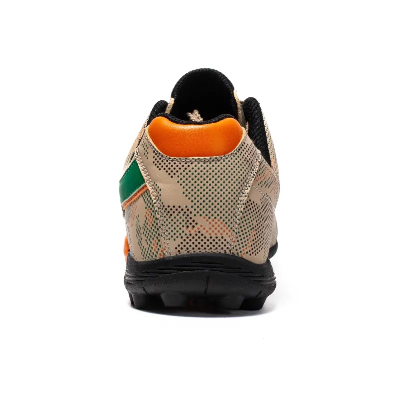 QIUTEXIONG TF Rubber Broken Studs Firm Ground Indoor Slip Resistant Coverage Soccer Shoes Unisex-22