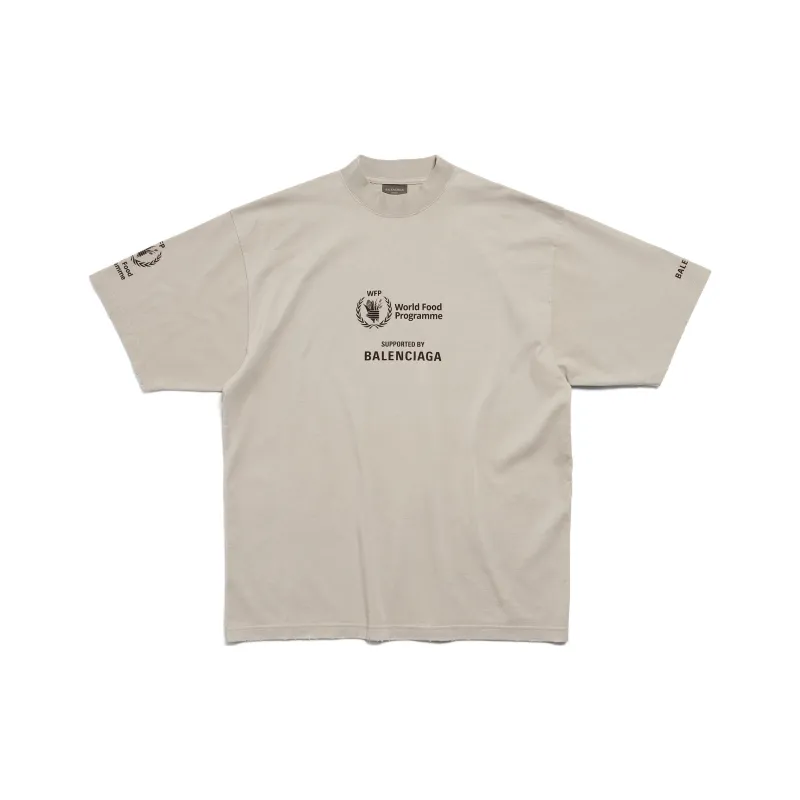 Balenciaga SS24 T Shirt Unisex Regular Fit Gray-0