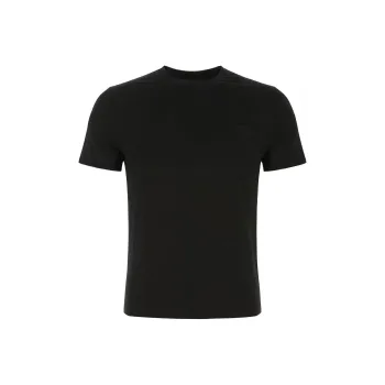PRADA Logo embroidered Cotton T shirt