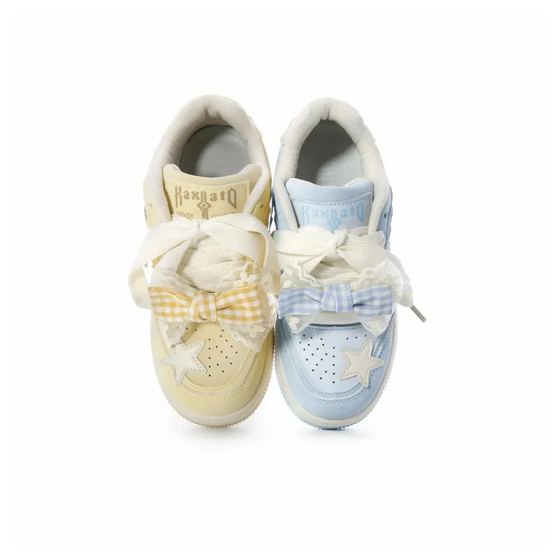 KAAVER OTTO Skateboard Shoes Women's Low Top White-9