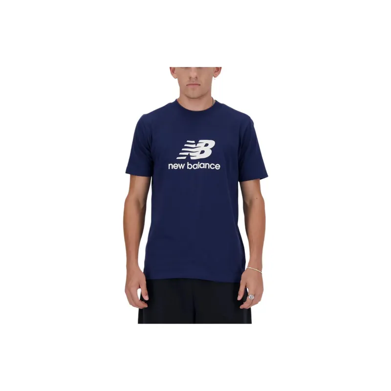 New Balance Sport Essentials Logo T Shirt T Shirt Men's Dark Blue-0