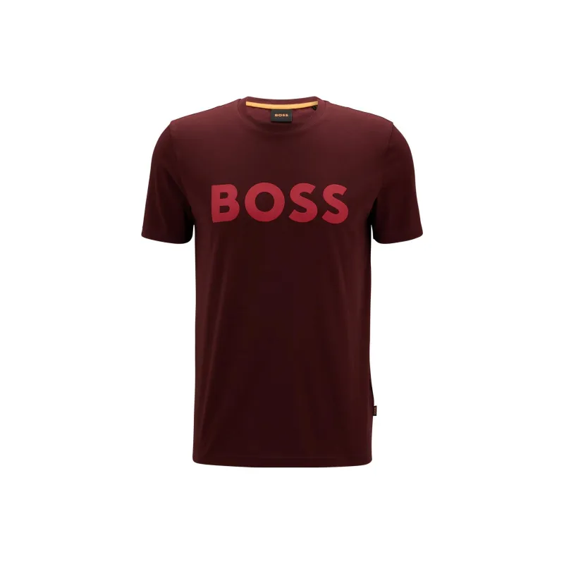HUGO BOSS T Shirts Men Deep Red-0