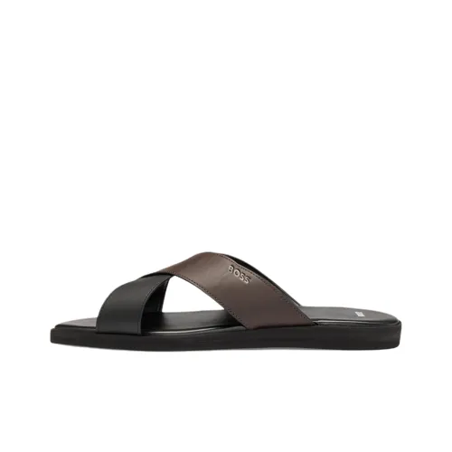 HUGO BOSS Slide Slippers Men's Black