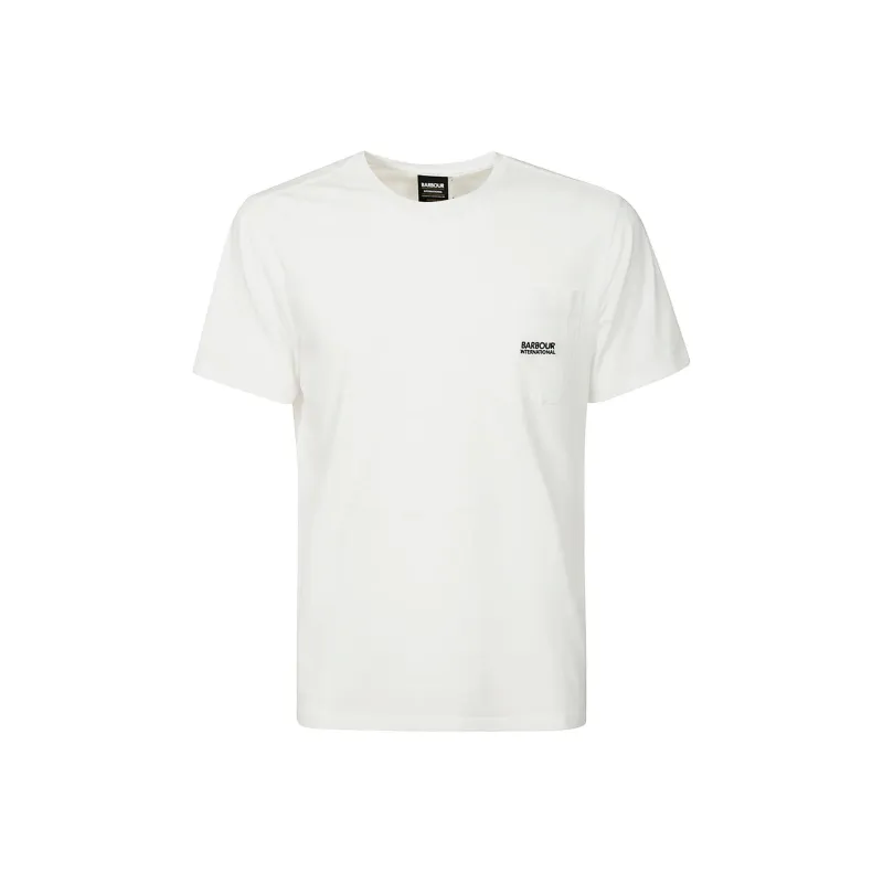 BARBOUR T-Shirts Men White-0