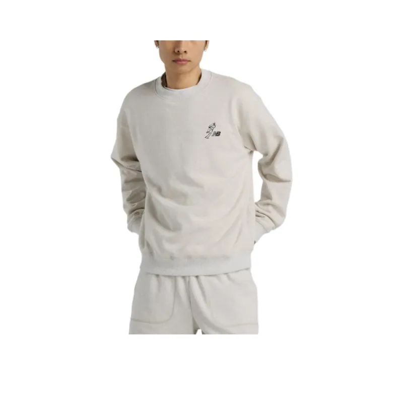 New Balance Shohei Ohtani SS25 Sweatshirt Men's White-2