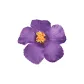 Purple Floral Hair Clip, 1 Piece