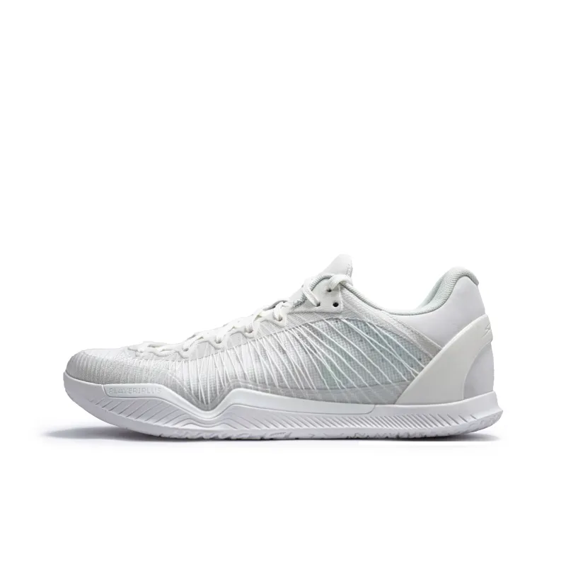 Serious Player Only Player 1 Cushioned Slip Resistant Abrasion Resistant Low Top Basketball Shoes Men's White-0