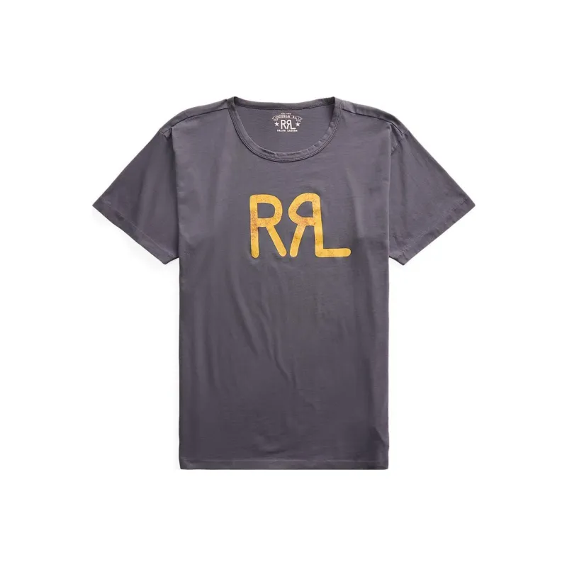 DOUBLE RL T Shirt Men's Dark Gray-0