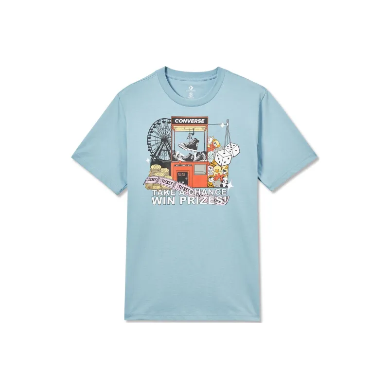 Converse Set in Sleeve T Shirt Men's Blue-0