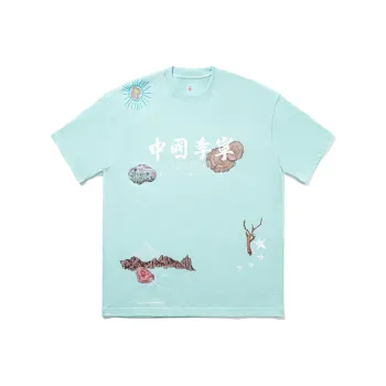 LiNing T-Shirt Unisex Lake Gray Blue
