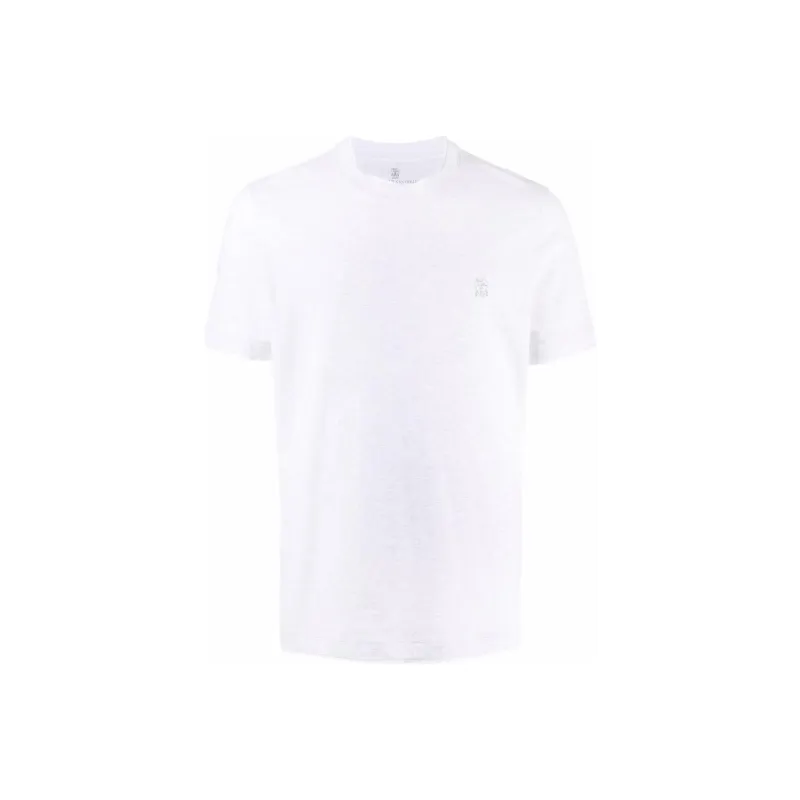 Brunello Cucinelli T Shirts Men White-0