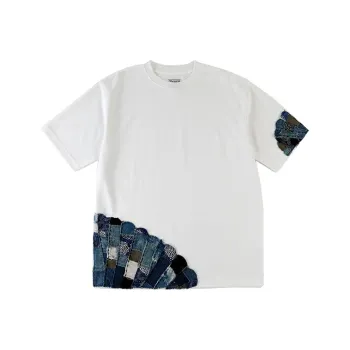TEKABLU Straight T-Shirt Men's White