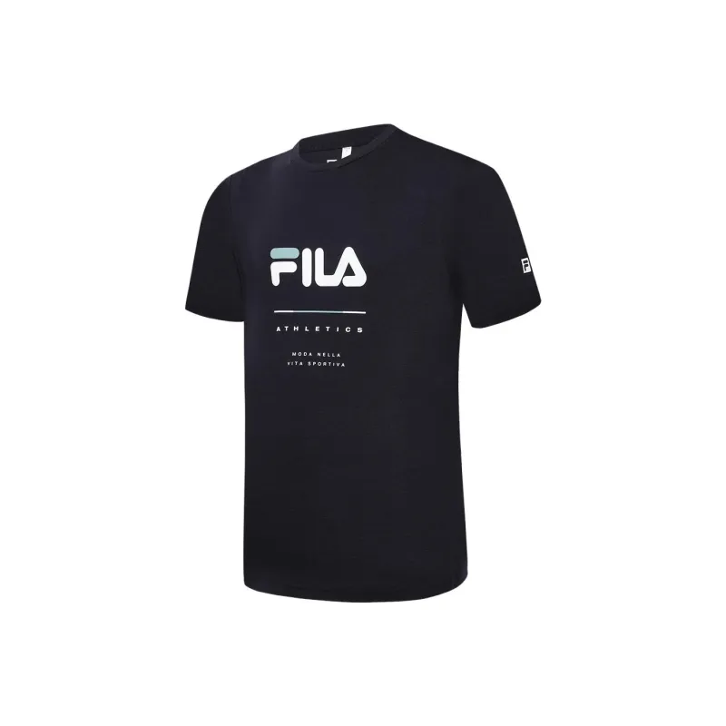 FILA T Shirts Men Navy Blue-0