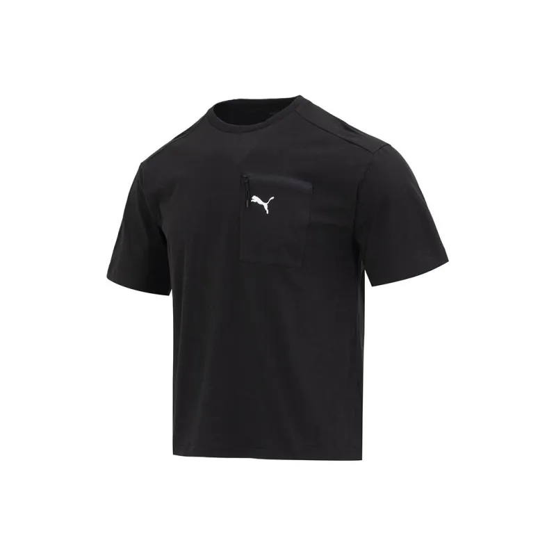 PUMA OPEN ROAD T Shirts Men Black-0