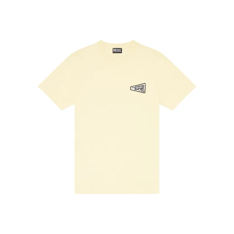 DIESEL T-Shirts Men Yellow-0