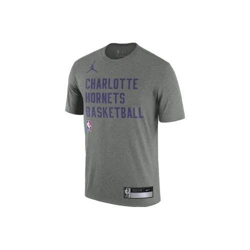 JORDAN Charlotte Hornets Men's JORDAN Dri FIT Nba Practice T Shirt