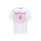 White Base with Pink Print