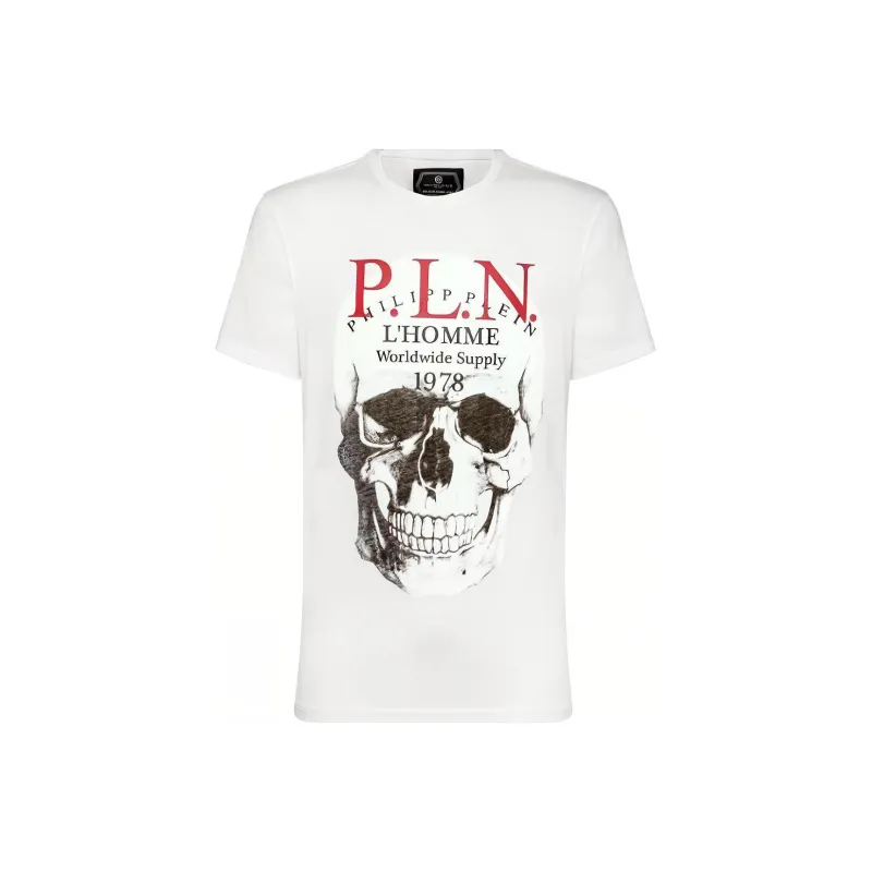 PHILIPP PLEIN T Shirts Men White-0