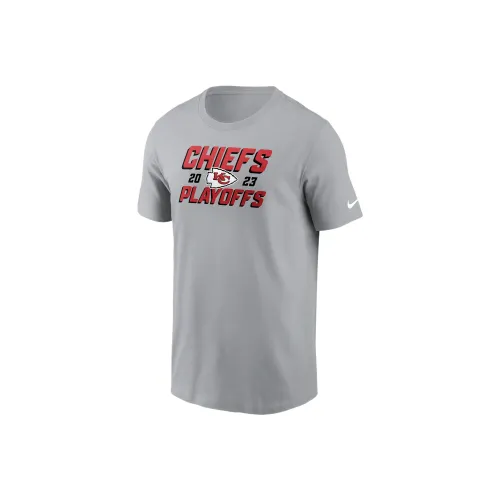Nike Kansas City Chiefs 2023 NFL Playoffs T-Shirt T-Shirt Men's Gray