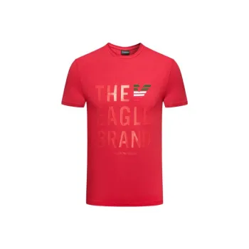 EMPORIO ARMANI T Shirts Men Red
