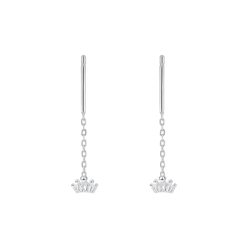 NIANNIANXI S 999 Fine Silver Stud Earrings Women's-0