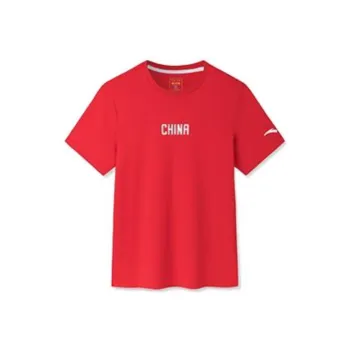 ANTA T Shirts Men Classic Red