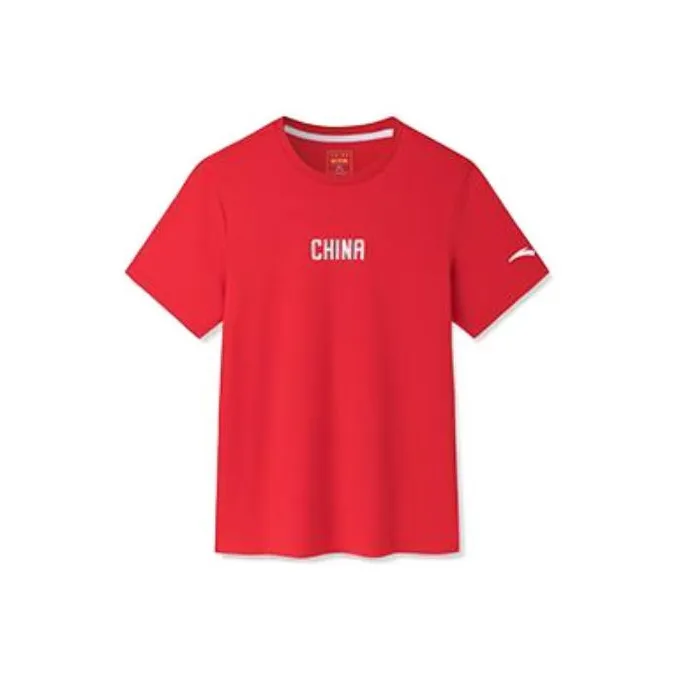ANTA T Shirts Men Classic Red-0