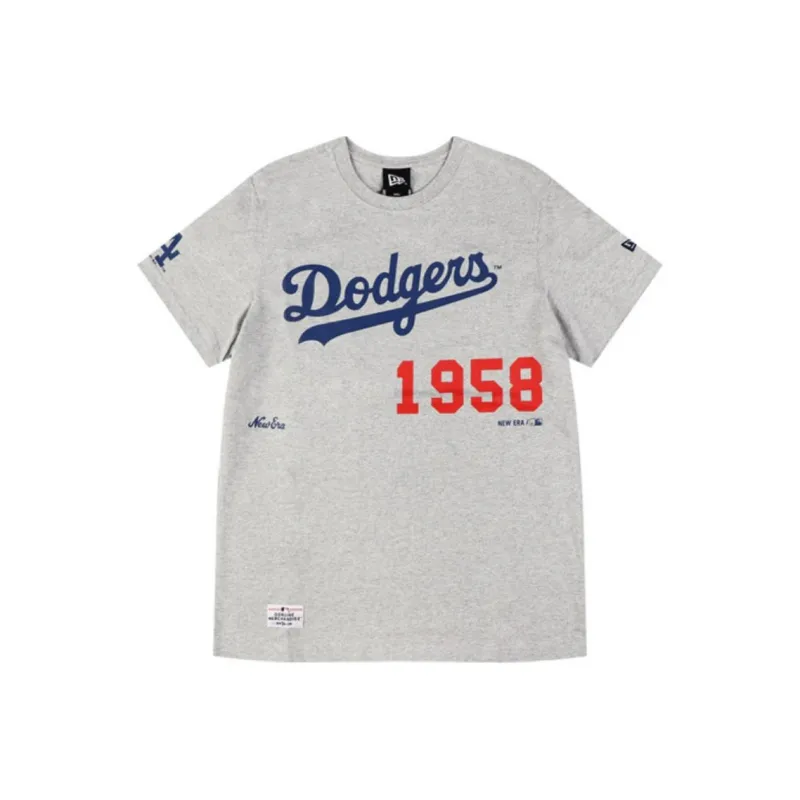 New Era SS22 T Shirt Unisex Light Gray-0