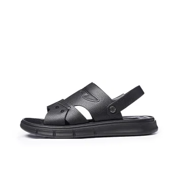 LAORENTOU Beach Sandals Men Black