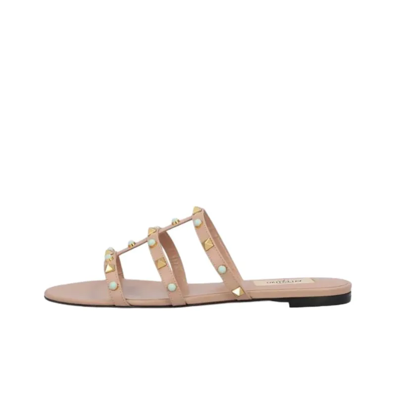 Valentino Garavani Rockstud Slip On Sandals Women's-0