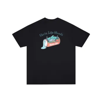 Unite Life HOODS T Shirt Unisex Black