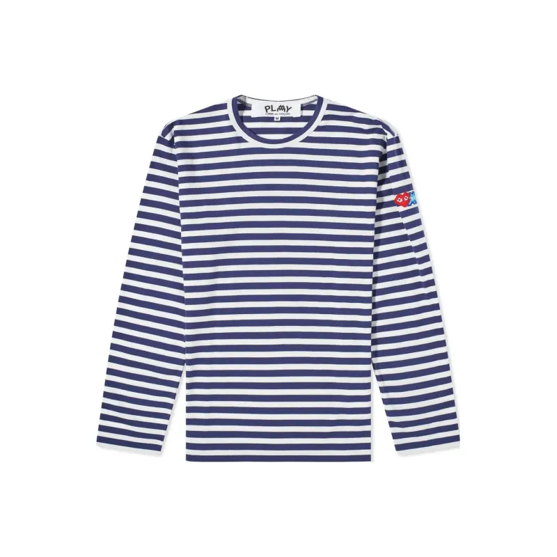 CDG T Shirts Men Blue-0