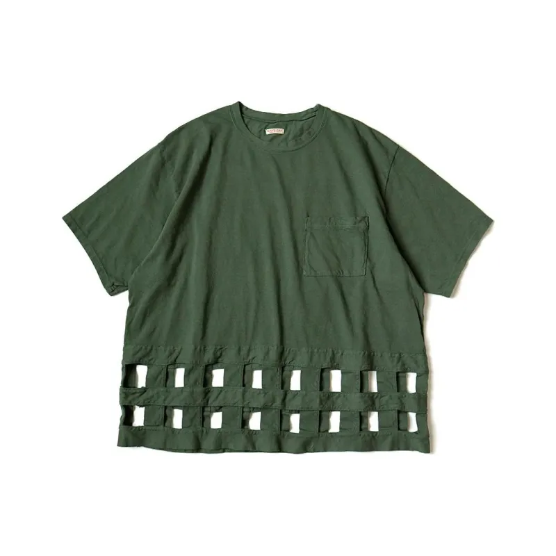 Kapital 20 / -Jersey Windowpane T-Shirt-4