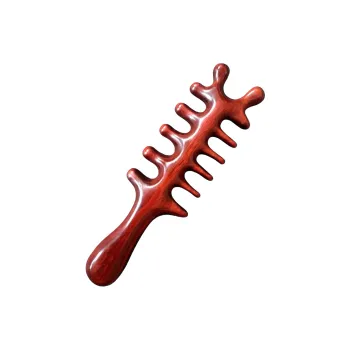 XIBI Sandalwood Hair Comb With Acupoint Massage For Styling And Relaxation Multi Purpose Beauty Tool Gua Sha