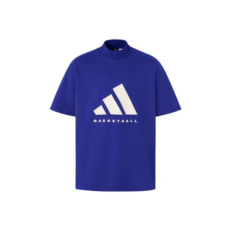 Adidas Logo Printed Basketball T Shirt-0